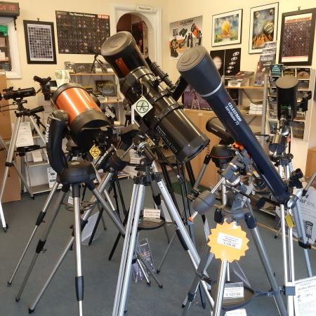 Our Telescope Showroom at The Sussex Astronomy Centre
