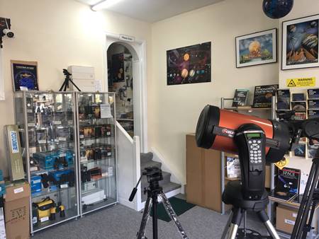 Telescope Showroom at The Sussex Astronomy Centre