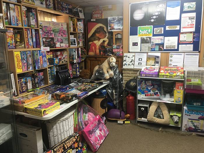 Large selection  of games, push chairs, pet cages, cat toys, pictures and other items.