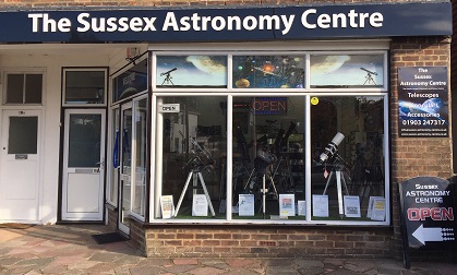 Our new Shop Front at The Sussex Astronomy Centre